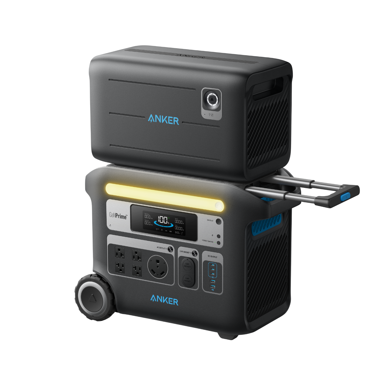 Anker SOLIX F2000 Solar Generator + Expansion Battery + 2× 400W Solar Panel