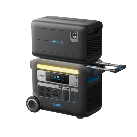 Anker SOLIX F2000 Solar Generator + Expansion Battery + 2× 400W Solar Panel