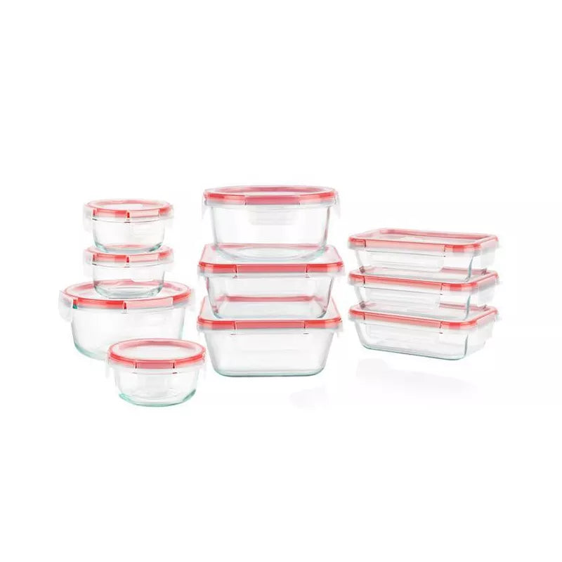 Pyrex 20pc Glass Freshlock Food Storage Set: Glass Containers with Lids, Dishwasher & Microwave Safe, Clear 4.3 out of 5 stars with 206 reviews 206