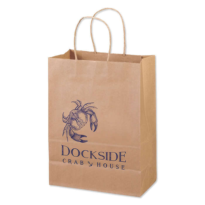Jenny Medium Recycled Kraft Paper Shopper Bag