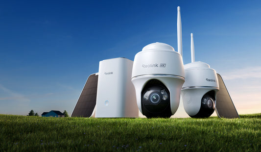 Wireless Security System With 4K PT Standalone Battery/Solar Wi-Fi Cameras